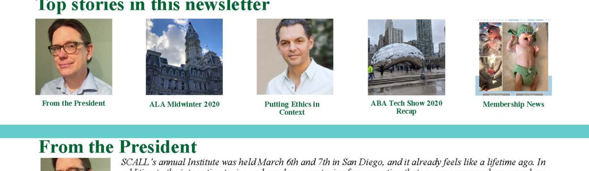 March/April 2020 Newsletter