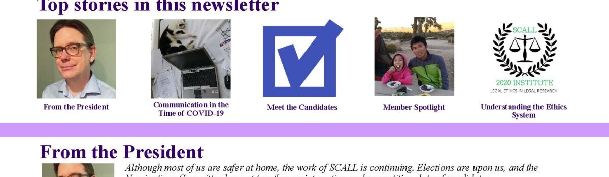 May/June 2020 Newsletter